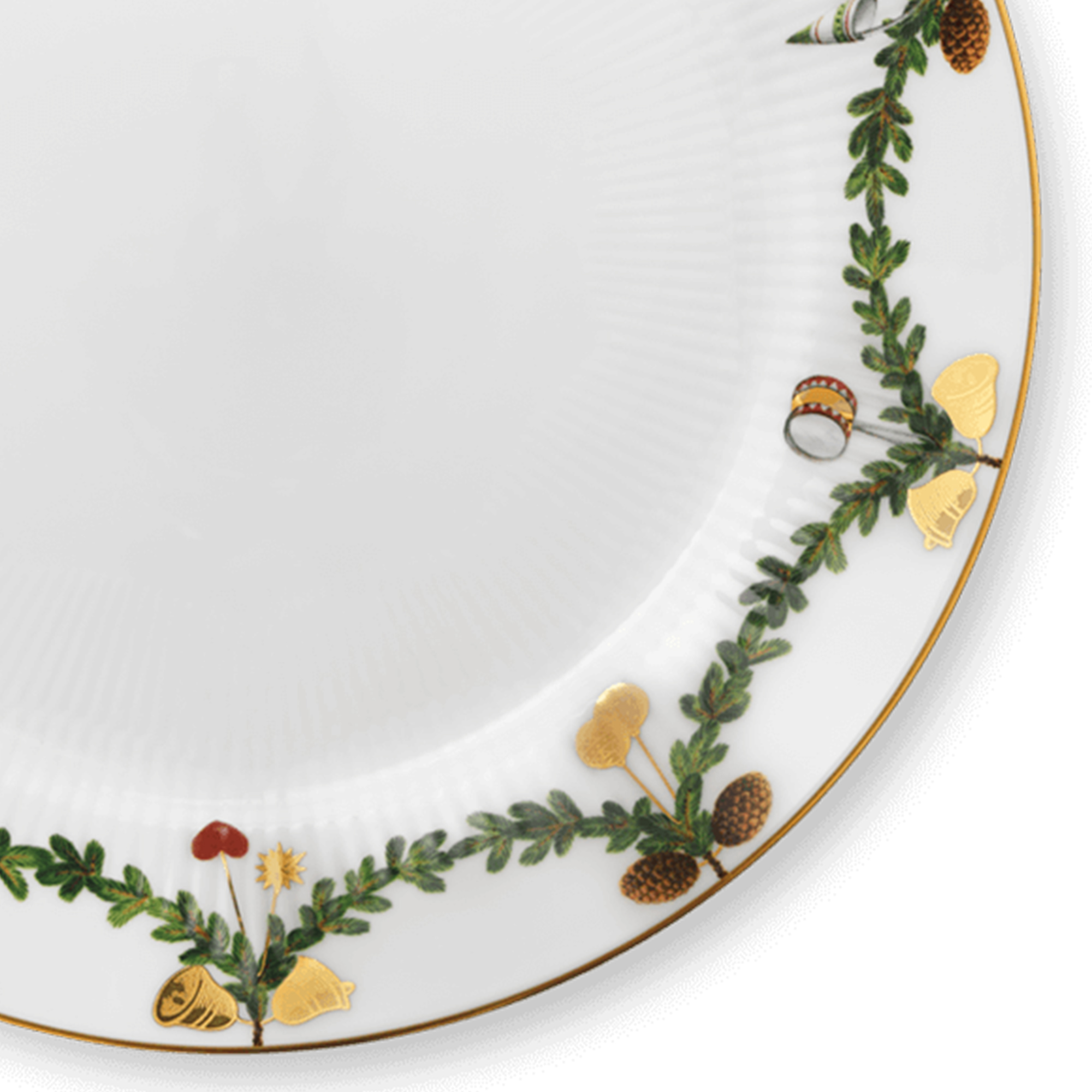 Zoom image of Star Fluted Christmas Plate 27 cm